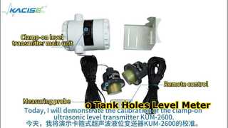 Videos zur Kalibrierung des Clamp-on-Ultraschall-Füllstandmessgeräts der Serie KUM2600