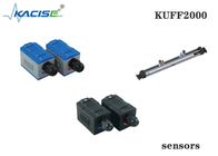Klammer KUFF2000 auf Ultraschallströmungsmesser-Hauptgerät und Sensor geregelt auf Rohr