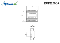 Klammer KUFM2000 auf Art Ultraschallströmungsmesser-Modul-Bändchen-Gesamtfunktion