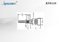 Vibrierender Niveauschalter der Gabel-KVS110 für Flüssigkeits-/Pulver-/Körnchen-Maß