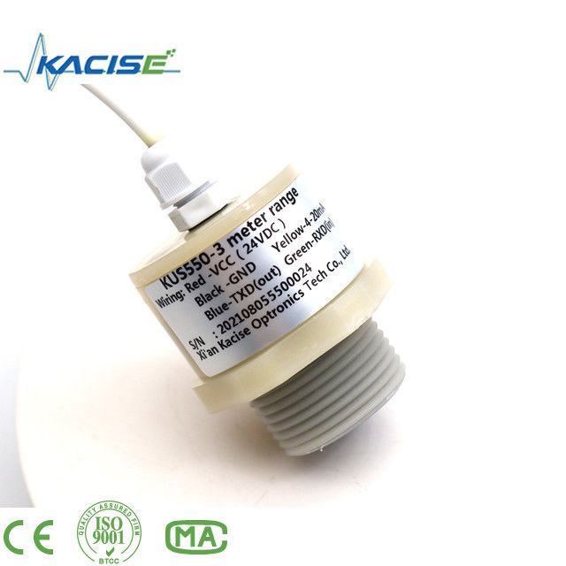 RS485-Ausgang IP68 Wasserdichter, korrosionsbeständiger PTFE-Ultraschall-Füllstandsensor KUS550