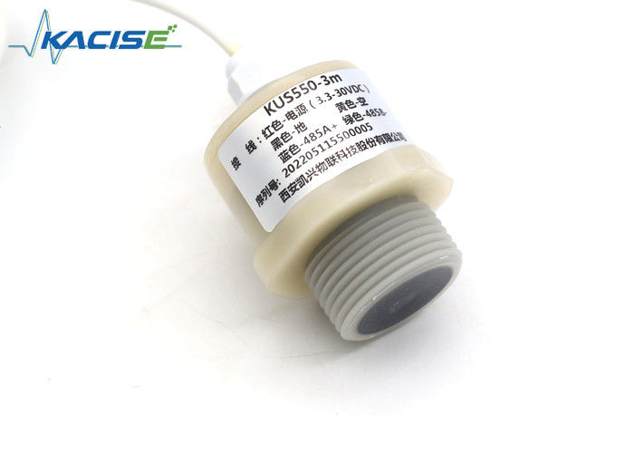 Kleiner Ultraschallsensor mit einer Reichweite von 2,5 m, mehreren Ausgängen und korrosionsbeständigem PVDF-Gehäuse