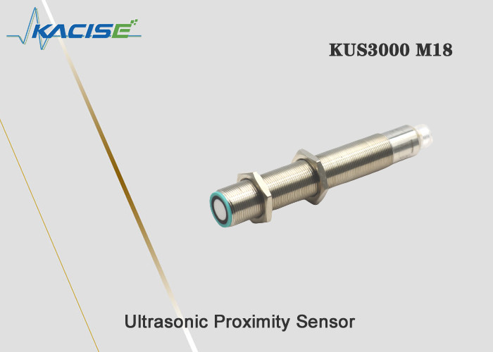 KUS3000 M18 Kompakter Gehäuse Ultraschallnähe-Sensor hohe Wiederholbarkeit mit Schutzklasse IP65