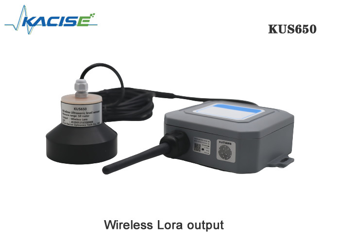 KUS650C drahtloser Ultraschall-Füllstandssensor mit geringer Leistung und 10 m Reichweite und 4G/Lora/GPRS/NB
