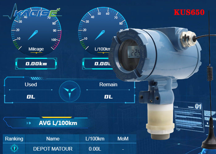 KUS650A 3m Reichweite drahtloser Ultraschallpegelsensor mit IP68-Schutz und 4G/Lora/GPRS/NB-Ausgang zur Messung des Flüssigkeitsniveaus