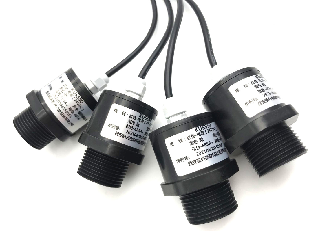 3 m RS485-Ausgang Wasserstandssensor Klärbecken PTFE 20 kHz intelligenter Ultraschall-Empfänger-Sender