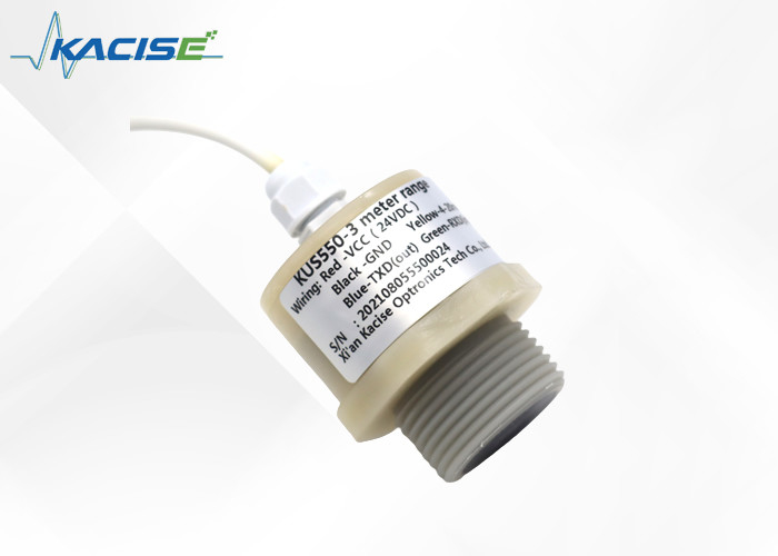 KUS korrosionsbeständiger PTFE / PVDF-Ultraschallsensor zur Füllstands- und Abstandsmessung in korrosiver Umgebung