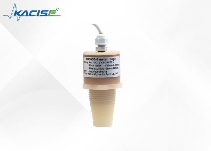KUS korrosionsbeständiger PTFE / PVDF-Ultraschallsensor zur Füllstands- und Abstandsmessung in korrosiver Umgebung