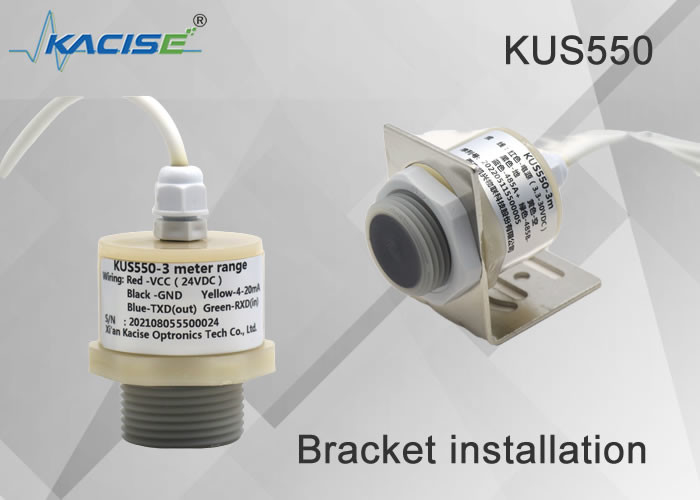 KUS550 Wasserdichtes Ultraschall-Wasser-Level-Meter mit einem Messbereich von 0,25 m bis 3 m