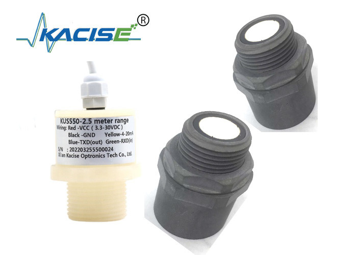 Intelligenter 3-m-Ultraschall-Wasserstandssensor mit geringem Stromverbrauch RS485-Ausgang Abwasserbecken PTFE-Wasserstandsmesser