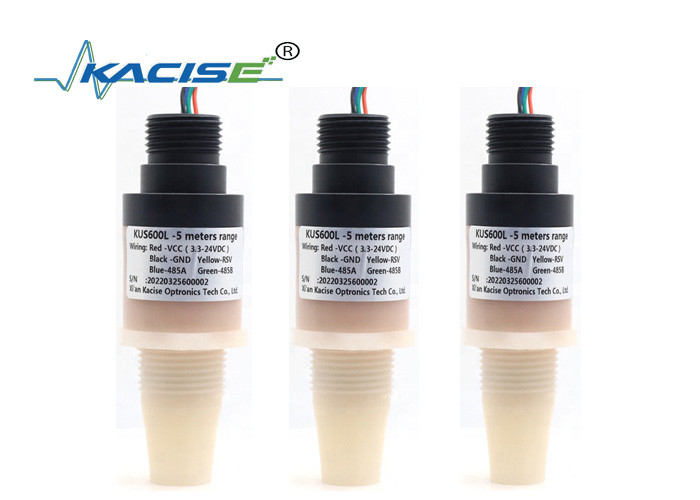 PVDF 5m Ultraschall Wasserstandsmesser 5V RS485 Ausgang Flüssigkeitsstandsensor KUS600
