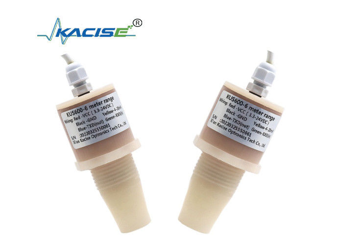 Niedriger Stromverbrauch, 3,3 V Eingang, IP68, wasserdicht, 5 m Erfassungsbereich, KUS600B Ultraschall-Wasserstandsensor mit RS485-Ausgang