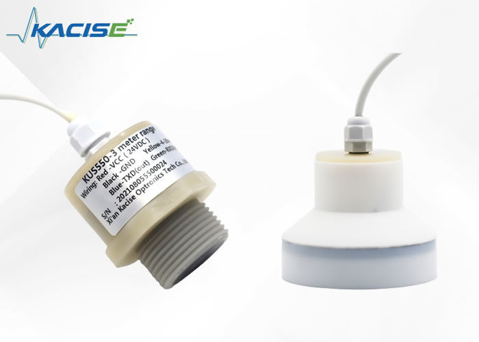 12 Meter Reichweite PVDF Material IP68 Schutz Ultraschallflüssigkeitspegelsensor für industrielle Anwendungen