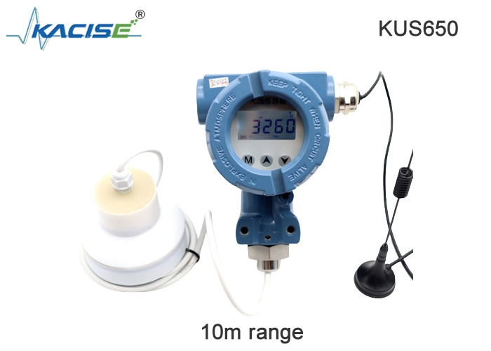 Kabelloser Ultraschall-Flüssigkeitswasserstandssensor KUS650 4G/Lora/GPRS/NB-Ausgang