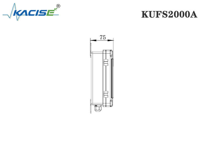 Aufgeteilte/Rohr-Art Wasser-Ultraschallströmungsmesser-Wand, die KUFS2000A anbringt