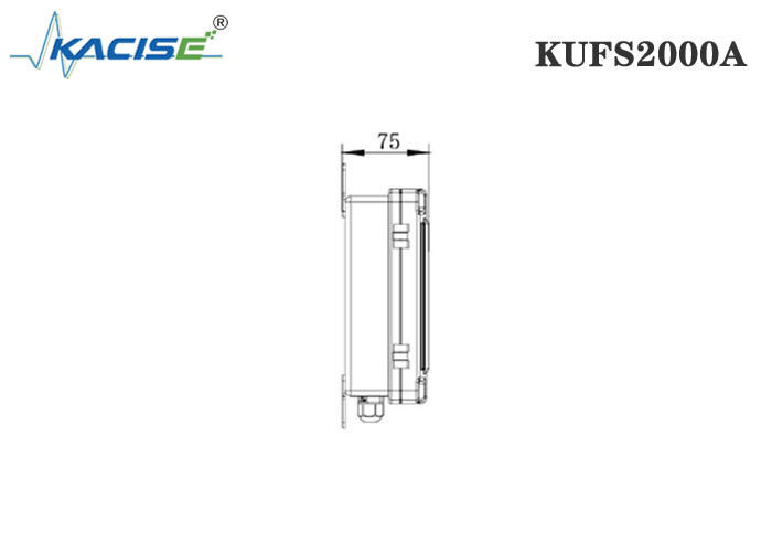 Wandmontage-Ultraschall-Durchflussmesser mit Bidirektionsmessung für Rohre DN32-DN6000