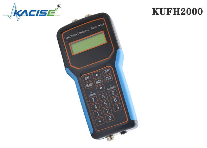 KUFH2000B Handheld Ultraschall-Durchflussmesser mit SD-Kartfunktion für DN15-DN6000-Rohre und ±1% Genauigkeit