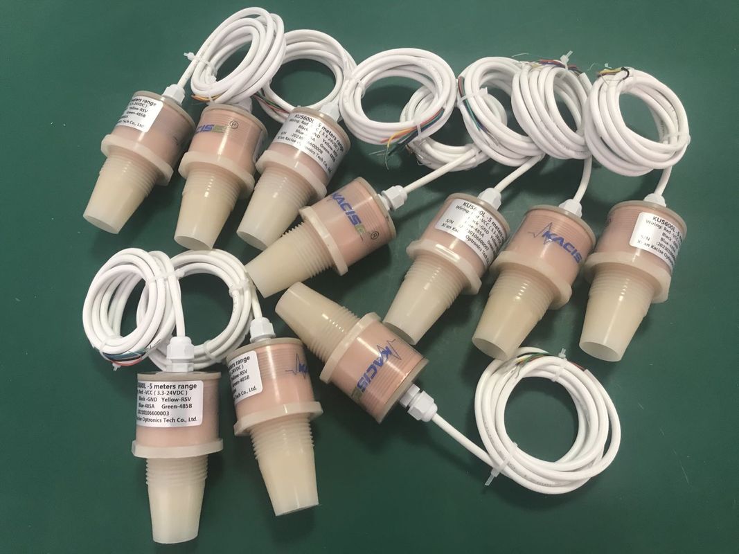 12V hochgenauer Ultraschallpegelsensor mit RS485-Ausgang und IP68-Wasserdichtheit für die Wassertankmessung