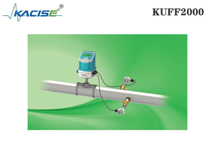 KUFF2000 Ultraschalldurchflussmessgerät mit fester Einfügung mit einer Genauigkeit von ± 1% für Rohrgrößen und bidirektionale Messungen DN50-DN6000