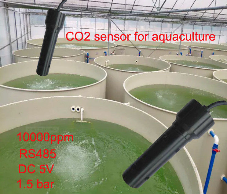 NDIR-Infrarot-Absorptionssensor für gelöstes CO2 IP68 Wasserdicht für 60 Meter Tiefe Wasserqualitätsüberwachung
