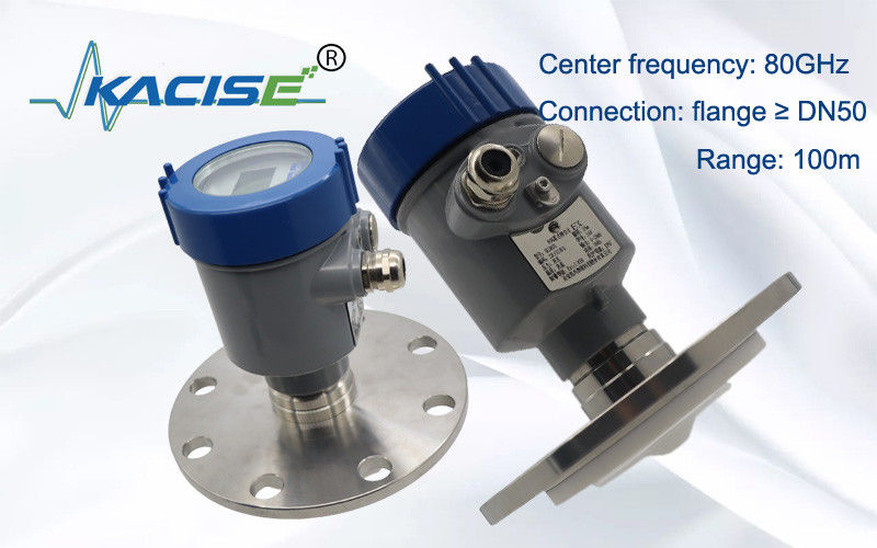 KACISE OEM 80 GHz Radar-Niveausensor mit 4-20mA-Ausgang und IP67-Schutz für hohe Messwerte