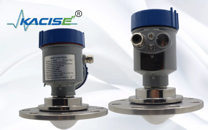 Kacise OEM 80GHz Radar Level Sensor 100m Reichweite FMCW Radar Level Meter mit IP67 Schutz und Anzeige