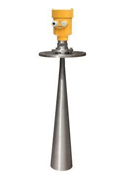 26-GHz-Radar-Füllstandsensor mit 10–80 m Messbereich und IP67-Schutz für Silos und Feststoffe