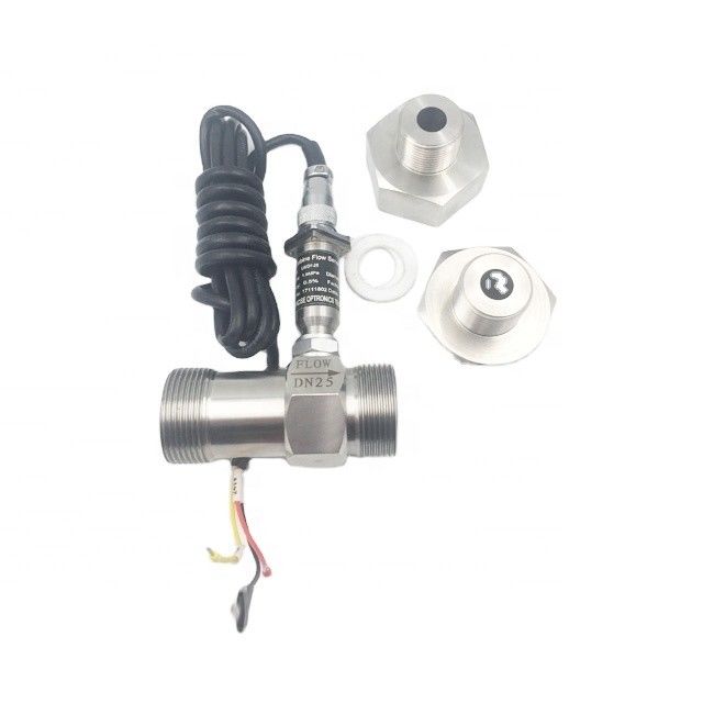 Hochgenaue SS304/SS316-Turbinen-Durchflussmesser mit Flansche/Dreh/Sanitärverbindung für Saft und Bier