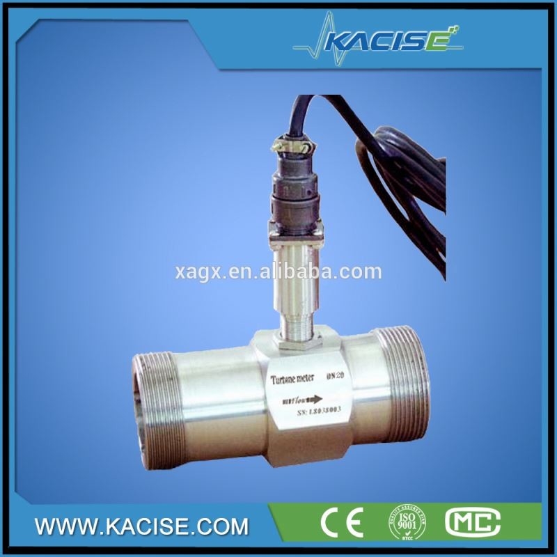 Digitale Digitale Durchflussmesser Turbinen Wasserturbinen zum Verkauf mit Material SS304, SS316