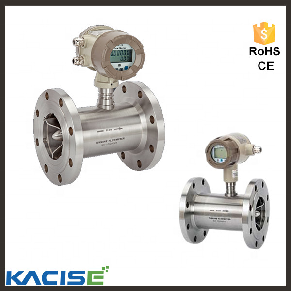 15 mm - 6000 mm Turbintyp-Durchflussmesser für korrosive Säureflüssigkeit