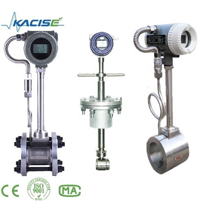 Digitale Vortex-Zielflussmesser mit Stromversorgung 24VDC und 3*1,2V-Batterie oder AC90 ~ 260V-Stromadapter