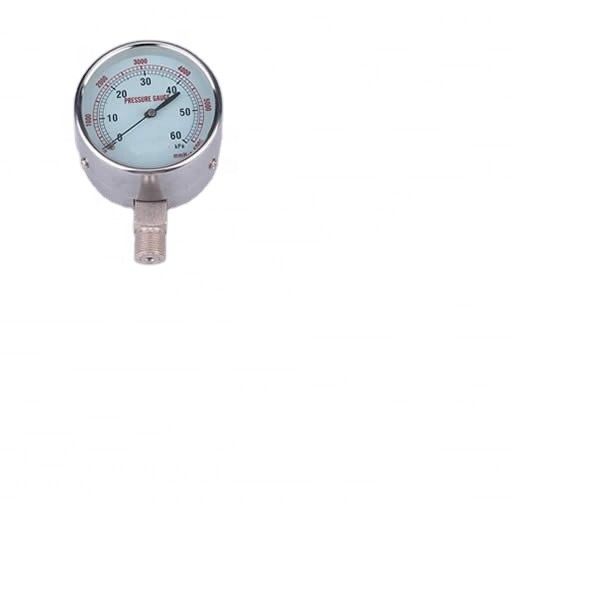 Miniatur-Manometer aus Edelstahl 316 mit korrosionsbeständigem SS-Gehäuse