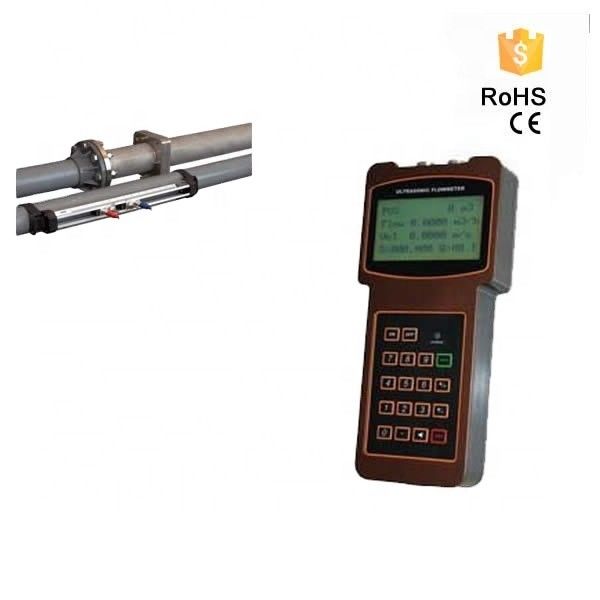 1.5W geringer Stromverbrauch Handheld Ultraschall-Durchflussmesser mit IP68-Schutzklasse für DN15-DN6000mm Rohrdurchmesser