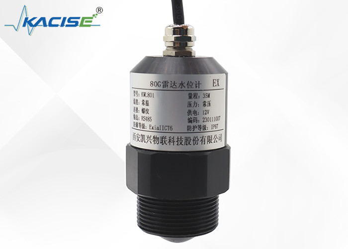 KWL800 76 - Wasserspiegel-Sensor des ununterbrochenen Wellenradars 81GHz FM mit Kommunikation RS485 Modbus