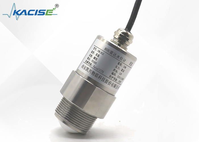 KWL800 76 - Wasserspiegel-Sensor des ununterbrochenen Wellenradars 81GHz FM mit Kommunikation RS485 Modbus