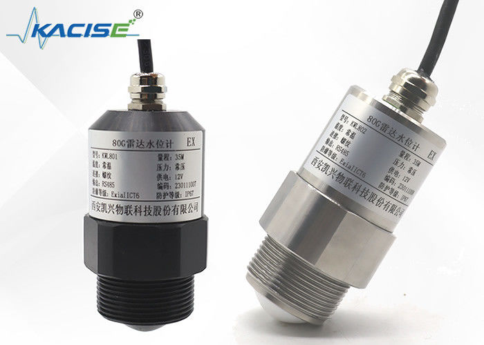 KLD800-Reihe 80GHz FMCW-Radar-Level-Sender mit korrosionsbeständiger PTFE-Antenne und 3°-Startwinkel für Flüssigkeits- und Festkörpermessungen