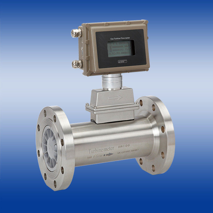 Biogas-Durchflussmesser CO2-Turbinen-Wasserstoffgas-Durchflussmesser mit explosionssicherem ExdIIBT6 oder EXiallCT4