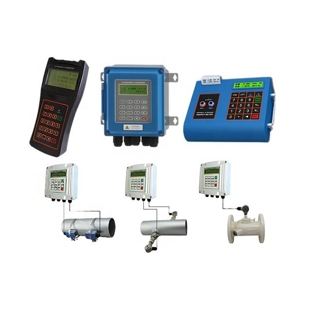 Einfache Installation Portable Batterieversorgung Wärmemeter mit Rohrgröße 32mm-6000mm
