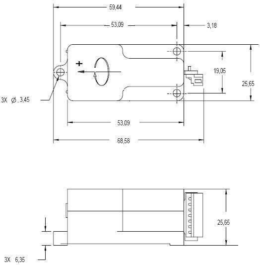 Speed-Response-Quarz-MEMS-Gyroskop mit 200-g-Stoßtoleranz und Gleichstromeingang/Hochleistungs-Gleichstromausgang in kompaktem, robustem Design
