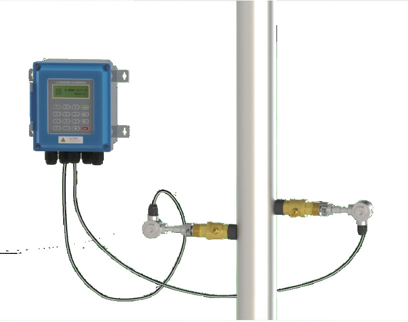 niedrige Kosten-Klammer auf Typ Ultraschall-Durchflussmesser china mit einer Genauigkeit von bis zu 1,0%
