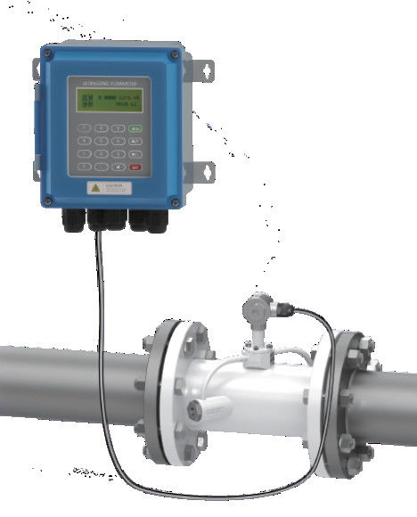Digitale Ultraschall-Durchflussmesser für Flüssigkeitsmessung mit DN15~6000mm Rohrdurchmesser und RS485 Modbus-Kommunikation