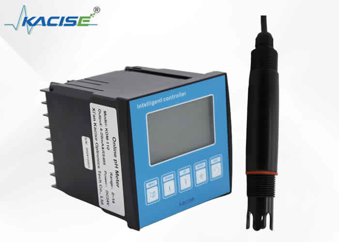 Hochleistungs-KDM-110-Online-PH-Meter mit Temperaturkompensation 0-99,9 °C PH und Auflösung 0,1 °C