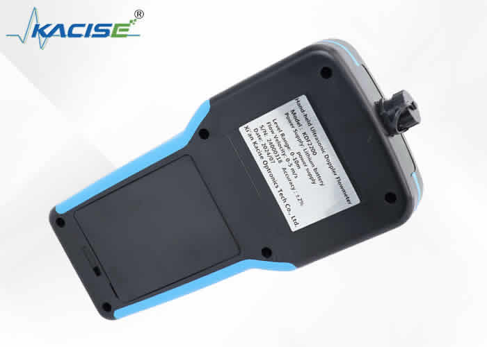 12V wiederaufladbarer Lithiumbatteriebetriebener tragbarer Handflowmeter mit IP67-Bewertung und RS485-Ausgang