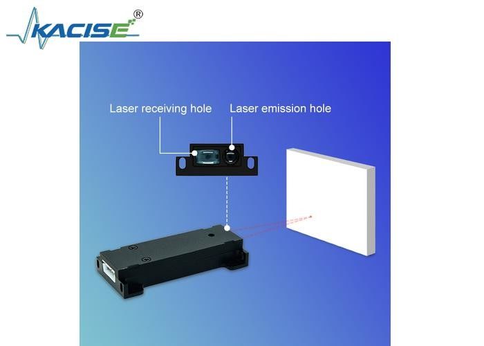 Lasermesssensor der Klasse 1 mit einer Genauigkeit von ±1 mm und einer Reichweite von 0,03 bis 5 m für die Prozessautomatisierung