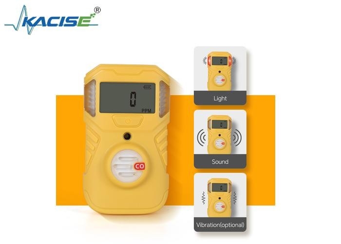 KSBH-BX101 Einzelgasdetektor mit LCD-Segmentbildschirm IP67 Schutzspeicher 50 Alarmereignisse 90dB 10cm Alarmgeräusch