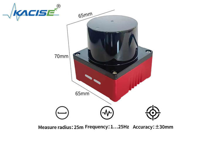 KL2A-25 LiDAR mit DTOF-Technologie für Roboternavigation und Hindernisvermeidung mit absoluter Genauigkeit ±30 mm