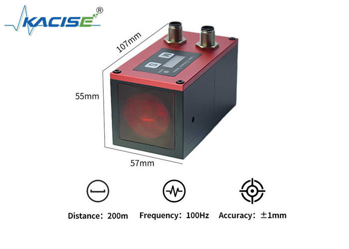 KLSC High-Precision Industrial Laser Ranging Sensor mit IP67-Schutz und mehreren Kommunikationsoberflächen für Lagerlogistik