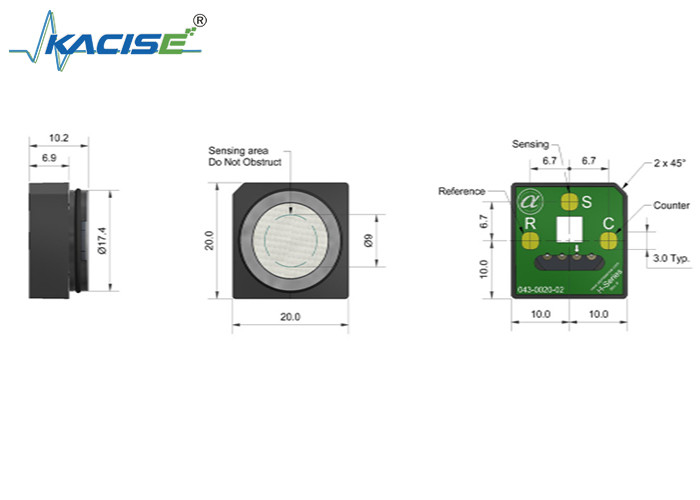 CO-H4X-Kohlenmonoxid-Sensor in Miniaturgröße mit hoher Auflösung und niedrigem Nullstrom