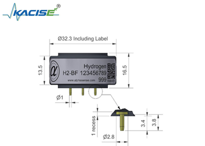 H2-BF/H2-BF+ Wasserstoffsensor-3-Elektrode, tragbare Gaserkennungsanwendungen