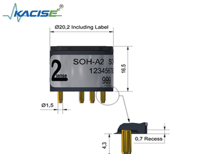 SOH-A2/SOH-A2 Schwefeldioxid-Wasserstoffsulfid-Analysator mit 20-Bereich und 140-250-Empfindlichkeit